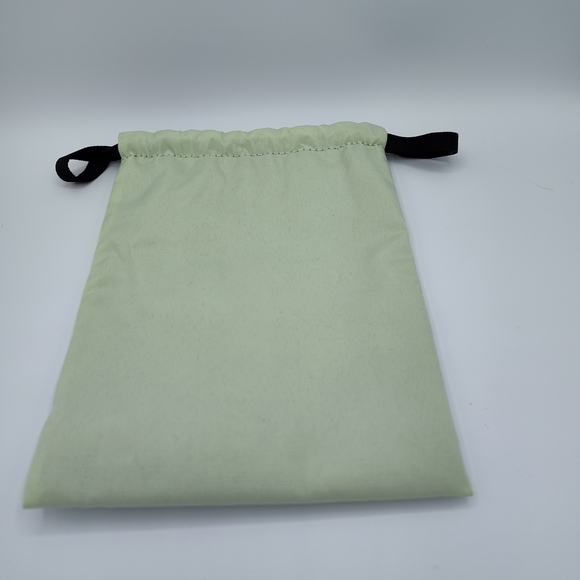 PRADA Beauty Reversible Drawstring Pouch • Black/Mint • 8x5" Cosmetic Bag NWOT - Picture 3 of 6